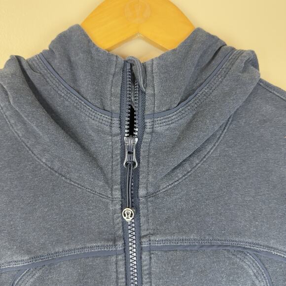 Lululemon Scuba Full Zip Hoodie Navy Blue Size 2 – Athletic & Versatile - Picture 3 of 9